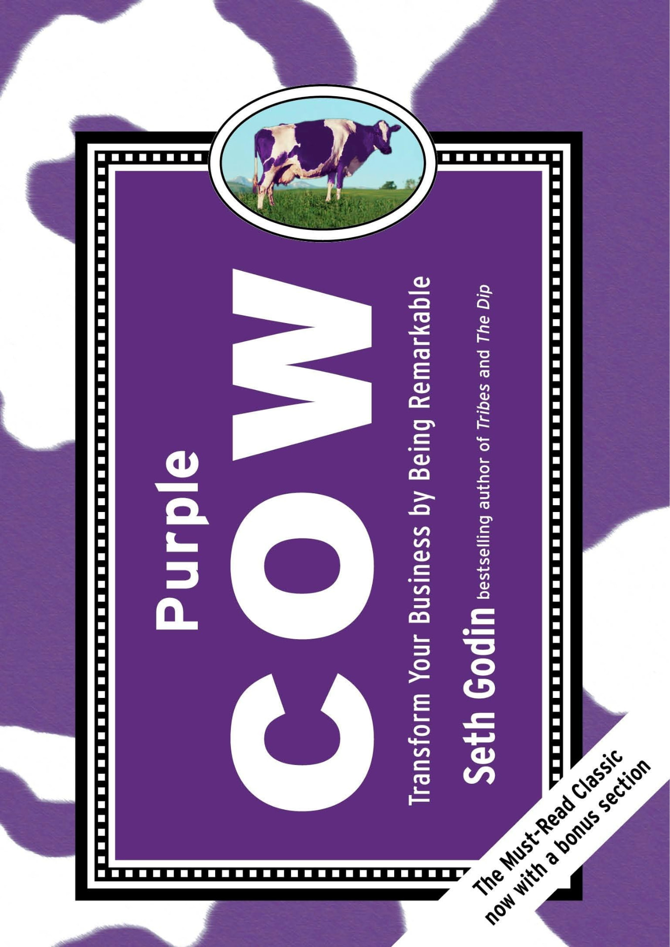 Purple Cow by Seth Godin book cover