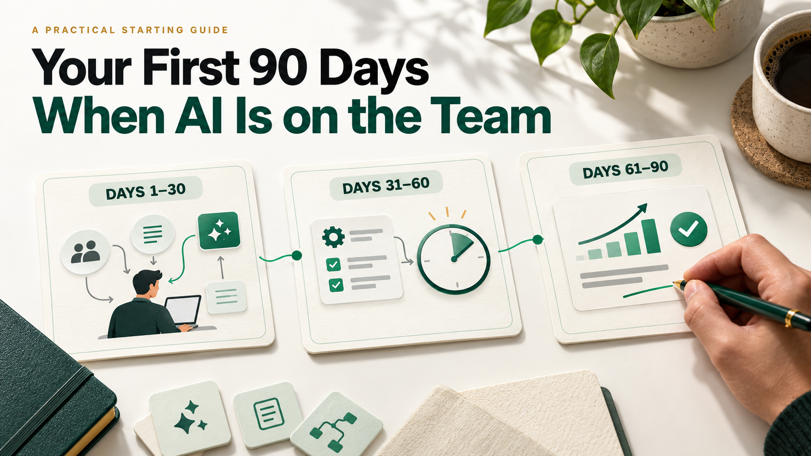 Your First 90 Days When AI Is on the Team