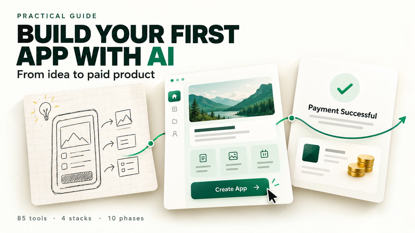 Build your first app with AI — from idea to paid product